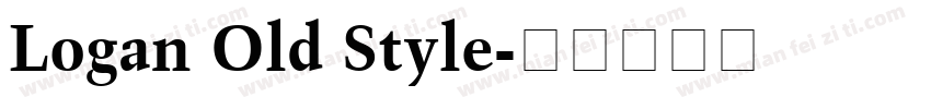 Logan Old Style字体转换